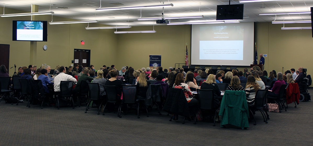 Photo of people at the Kentucky Transition Summit