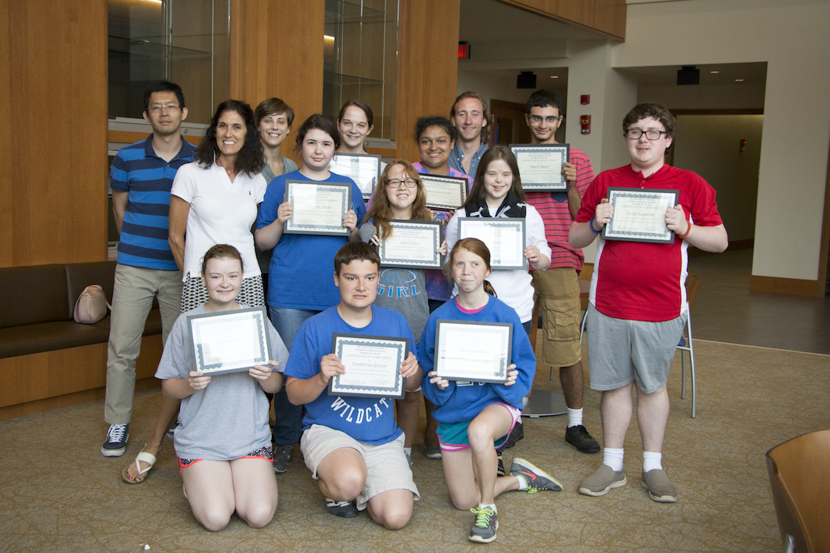 Students at camp.