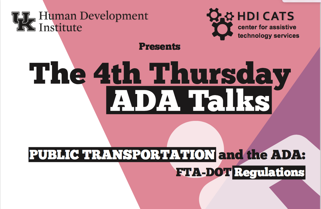 ADA Talks Flyer Image