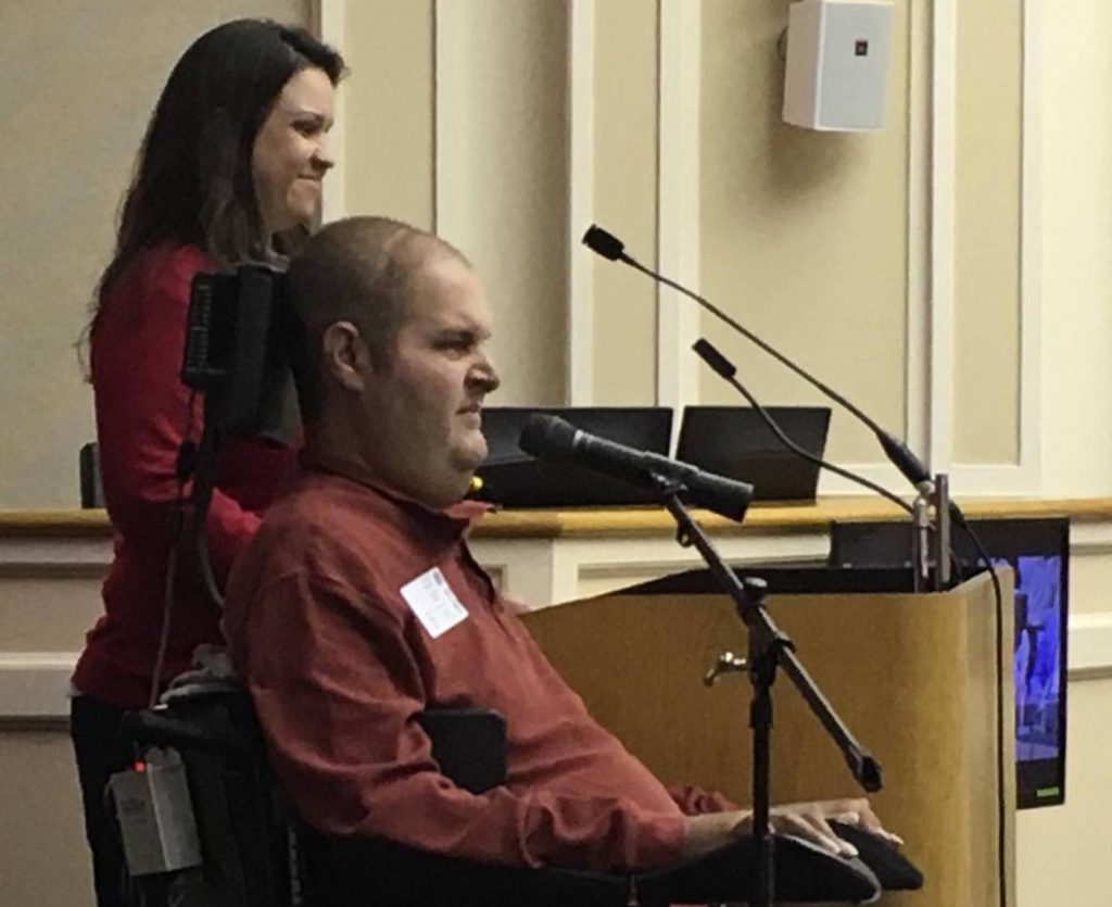 Jason Jones and Christina Espinosa Bard Presenting at the City Council Meeting